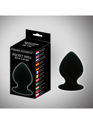 Rocket drill xtra plug big suction cup anal plug 13 x7,4 cm