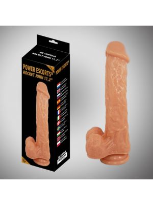 Rocket john flesh dildo 11,2 inch / 28,5 cm - image 2