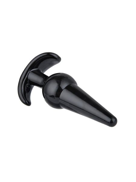 Plug-Triple Anal Plugs Starter Set- 3-Pack Anal Plugs Black - 7