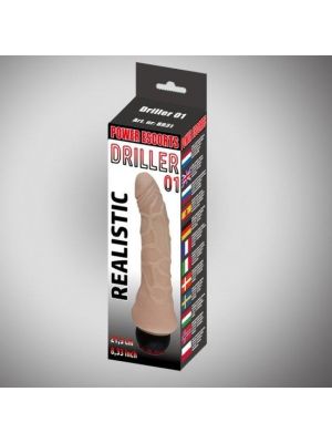 Driller 01  flesh 21,5 cm realistic vibrating - image 2
