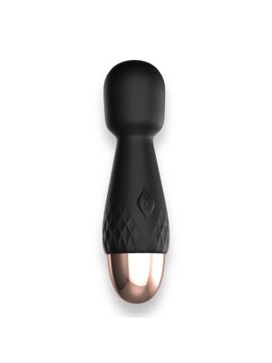 Power Escorts - Mini Wand De Luxe - Black - 11,6 Cm / 4.5 Inch Silicone Wand Massager