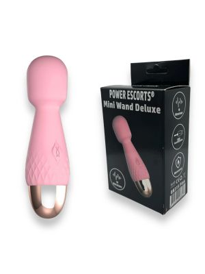 Power Escorts - Mini Wand De Luxe Pink - 11,6 Cm / 4.5 Inch Silicone Wand Massager - image 2