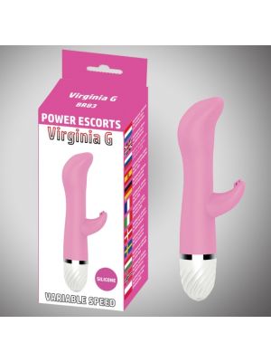 Virginia g pink 17 cm silicone vibrating 10 speed