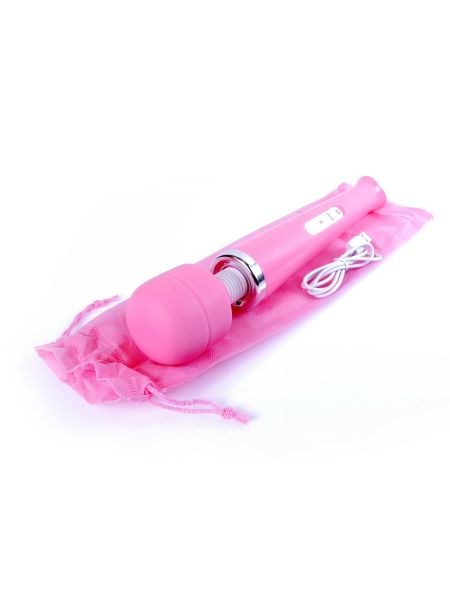 Stymulator-Magic Massager Wand USB Pink 10 Function - 7