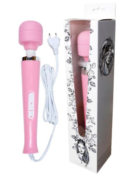 Stymulator-Magic Massager Wand Cable 110-240V Pink 10 Function - 12