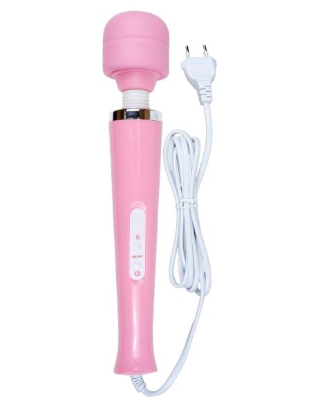 Stymulator-Magic Massager Wand Cable 110-240V Pink 10 Function - 4