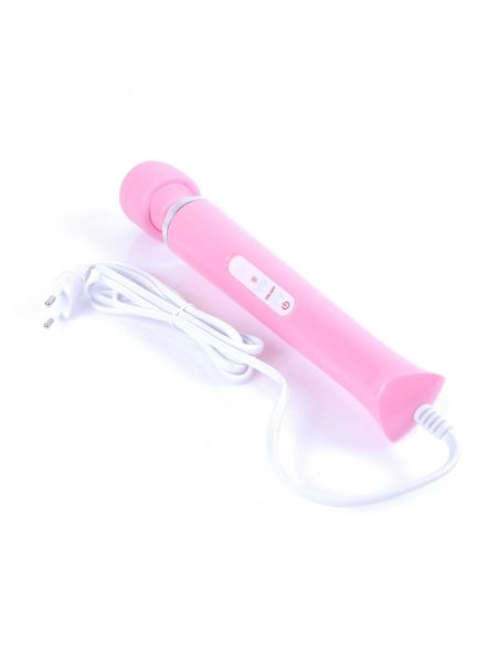 Stymulator-Magic Massager Wand Cable 110-240V Pink 10 Function - 5