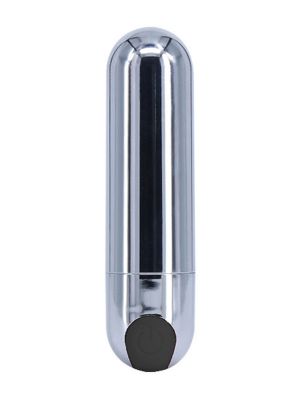 Wibrator-Strong Bullet Vibrator Silver/Black USB 10 Function - image 2
