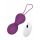 Kulki-Vibrating Silicone Kegel Balls USB 10 Function / Remote control -Purple