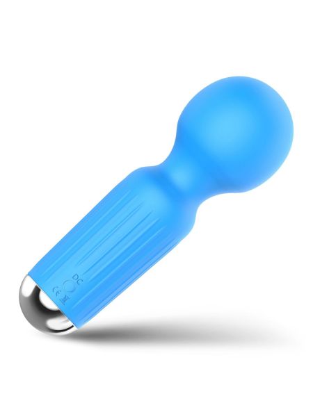 Stymulator-Rechargeable Mini Masager USB 20 Functions - Blue - 3