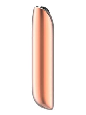 Stymulator-Rechargeable Powerful Bullet Vibrator USB 20 Functions - Gold