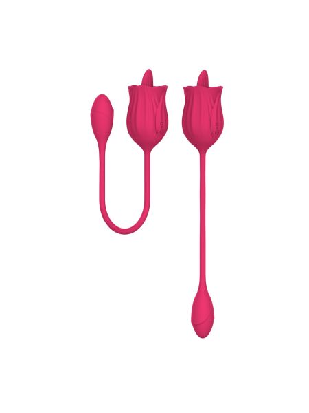 Stymulator - Licking massager with vibrating Egg USB 10 Functions - 4