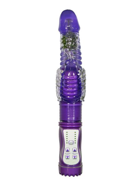 Wibrator-Królik, Wibracja/Rotacja/Góra-dół 36 funkcji Fioletowy