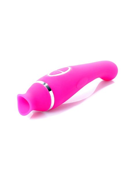 Vibrator-HELEN Pink - 12 vibration functions / 8 stimulation functions USB - 4
