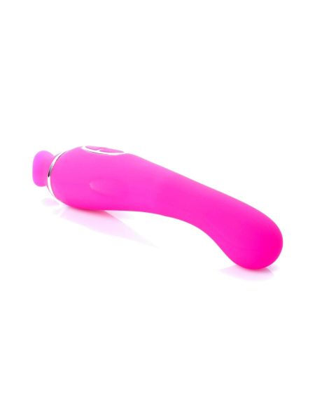 Vibrator-HELEN Pink - 12 vibration functions / 8 stimulation functions USB - 5