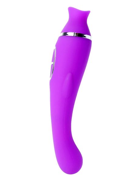 Wibrator-KELLY Purple- 12 vibration functions / 8 stimulation functions USB - 3