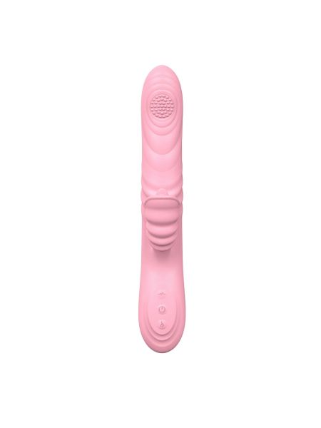 Wibrator-Angelia, USB 3 functions of thrusting / 20 vibrations Flesh - 5