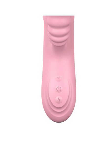 Wibrator-Angelia, USB 3 functions of thrusting / 20 vibrations Flesh - 9