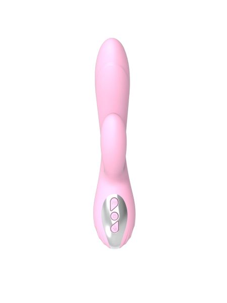 Wibrator-Joker Heating Double Vibrating Massage Stick -Pink