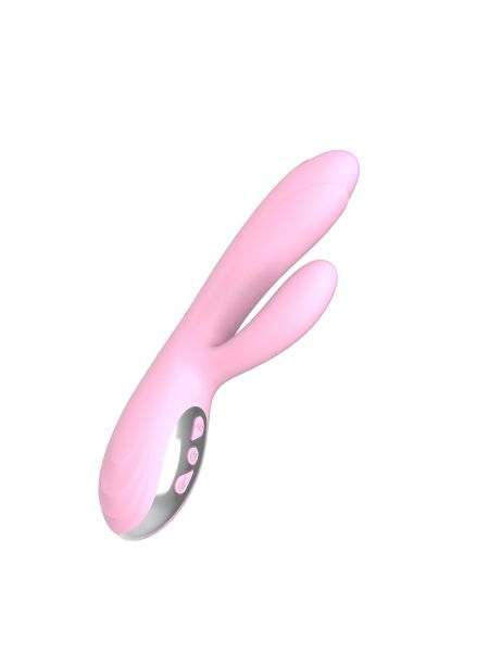 Wibrator-Joker Heating Double Vibrating Massage Stick -Pink - 2