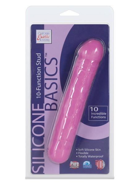Wibrator-BASICS 10 FUNCTION STUD PINK