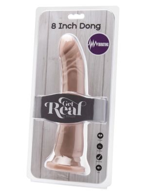 Dong 8 inch Vibrating Light skin tone - image 2