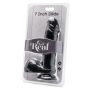 Dildo 7 inch with Balls Black - 3