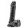 Dildo 7 inch with Balls Black
