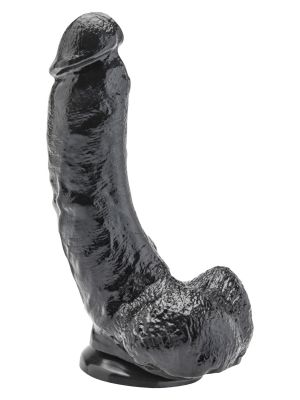 Dildo 8 inch with Balls Black