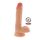 Dual Density Dildo 6 in. Balls Light skin tone