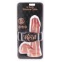 Silicone Dildo 8 Inch w Balls Light skin tone - 3