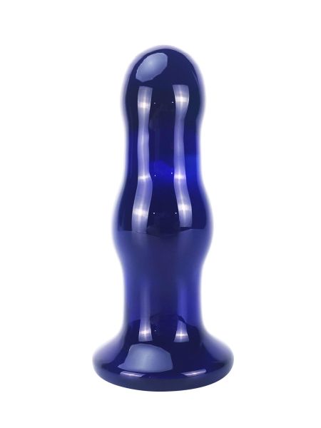 The Gleaming Glass Buttplug Blue - 5
