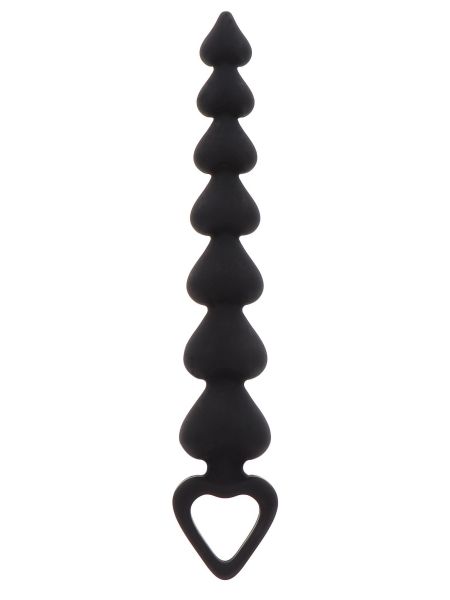 Heart Beads Black