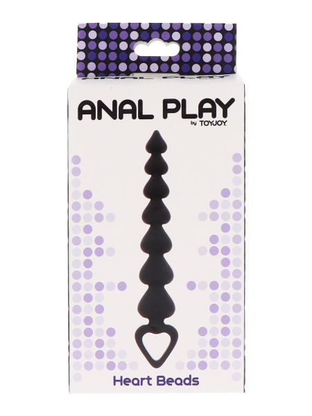 Heart Beads Black - 2
