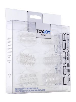 Power Penis Sleeve Set Transparent - image 2