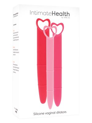 Silicone Vaginal Dilators 3pcs Pink - image 2