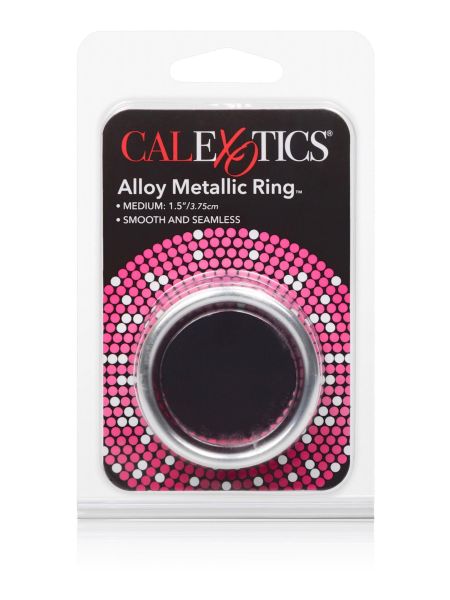 Alloy Metallic Ring - M Silver - 2