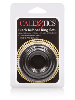 Rubber Ring - 3 Piece Set Black - image 2
