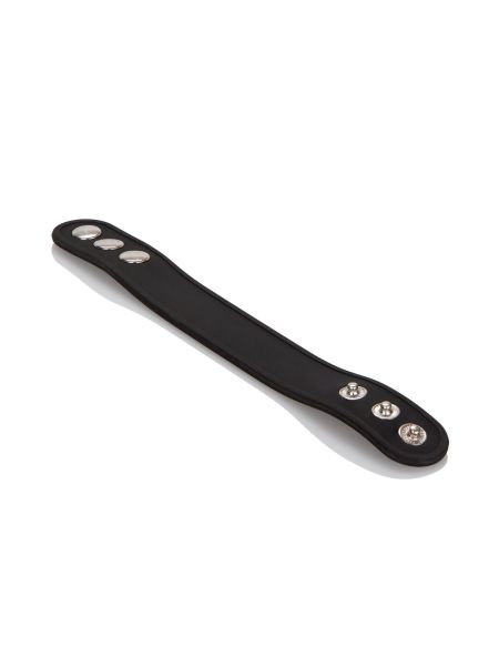 Silicone 3-Snap Erection Ring Black - 4