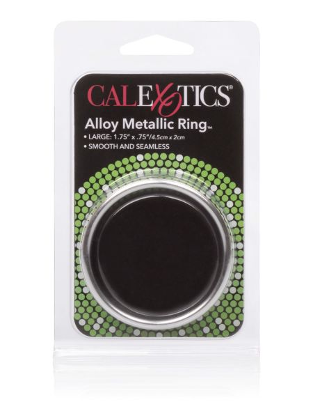 Alloy Metallic Ring - Large Silver - 2