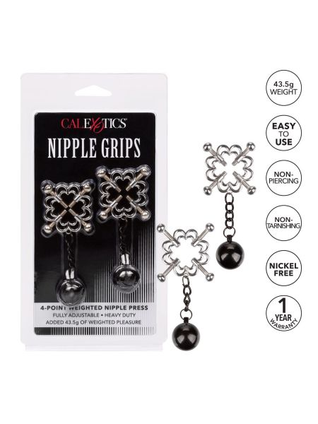 4-Point Weighted Nipple Press Metal - 7