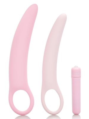 Vibrating Dilator 3pcs Set Pink