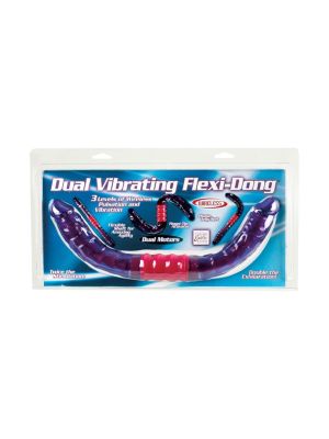 Dual Vibrating Flexi-Dong Purple - image 2