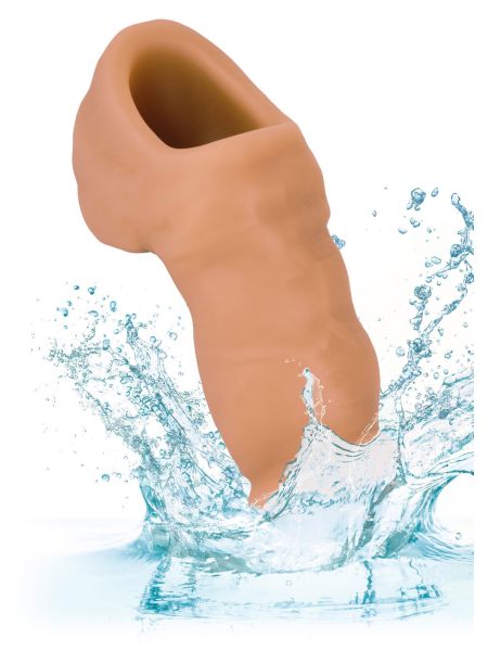 Soft Silicone Stand-To-Pee Caramel skin tone - 7