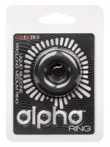 Alpha Prolong Medium Ring Black - 10