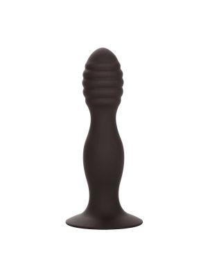 Ribbed Anal Stud Black