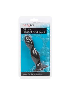 Ribbed Anal Stud Black - image 2