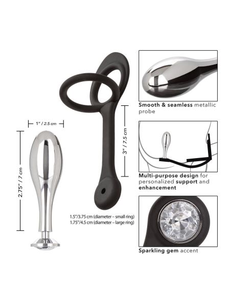 Star Fucker Teardrop Plug Silver - 5