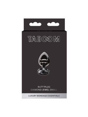 Butt Plug With Diamond Jewel S Black - image 2