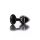 Butt Plug With Diamond Jewel S Black